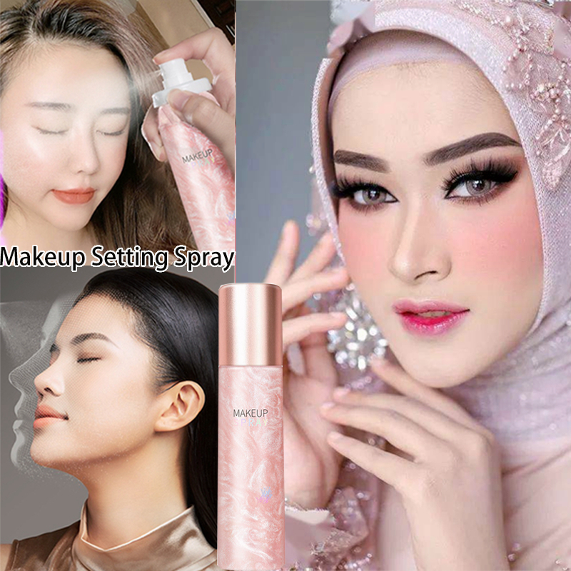 Makeup Setting Spray 120ml / Hydrating &amp; Nourishing / Makeup Lock / Oil Control / Tahan Lama Hingga 12 Jam /Pollution Protection Make-up Setting Spray