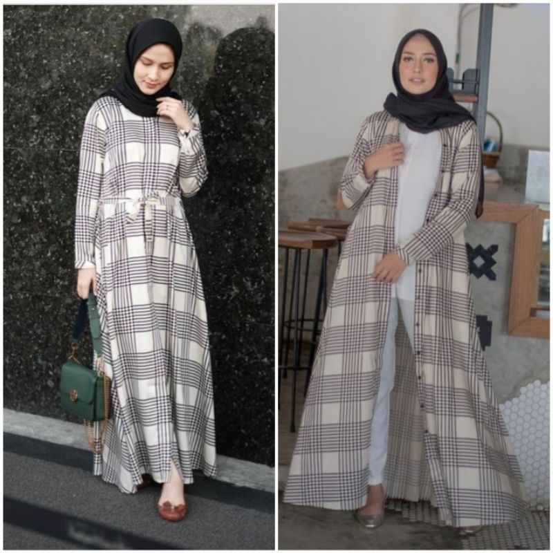 Gamis/Dress Monochrome Signature HL Heaven Lights HL - Preloved