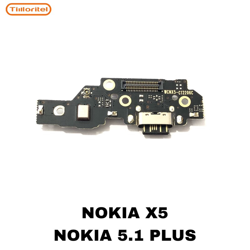 BOARD CONNECTOR CHARGER NOKIA X5 / PCB KONEKTOR CAS NOKIA 5.1 PLUS