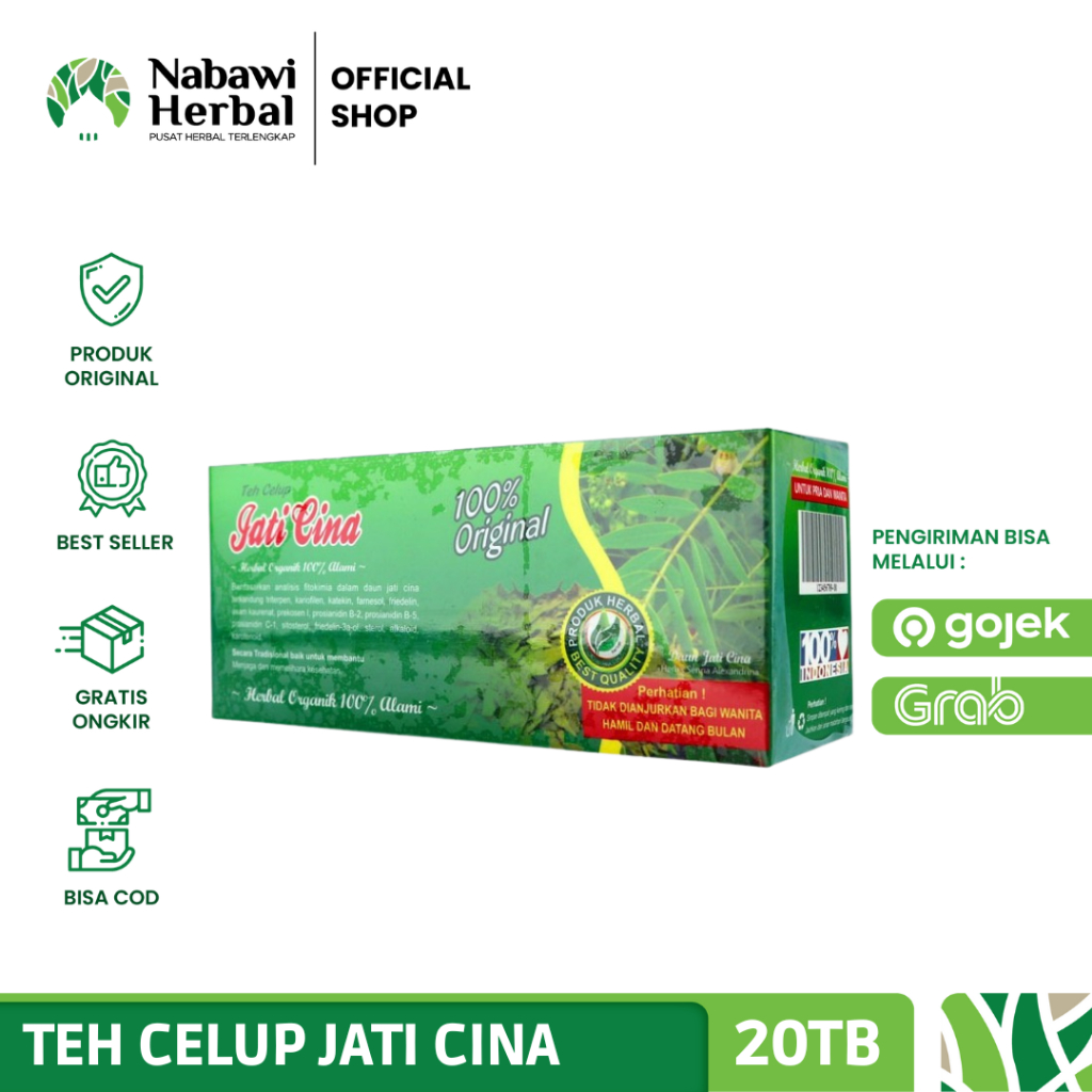 

Teh Celup Jati Cina Kencono Sari Herbal Teh Pelangsing