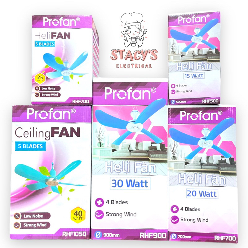KIPAS ANGIN GANTUNG PROFAN HELIFAN 15W 20W 25W 30W 40w
