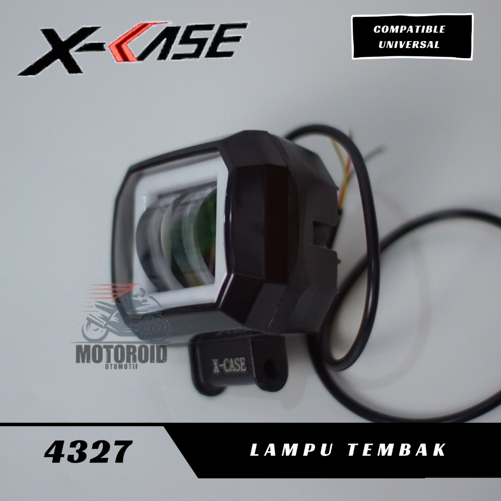 LAMPU TEMBAK DAYMAKER MINI 2 MATA LED OWL DAYMAKER MODEL KOTAK WATERPROOF UNIVERSAL