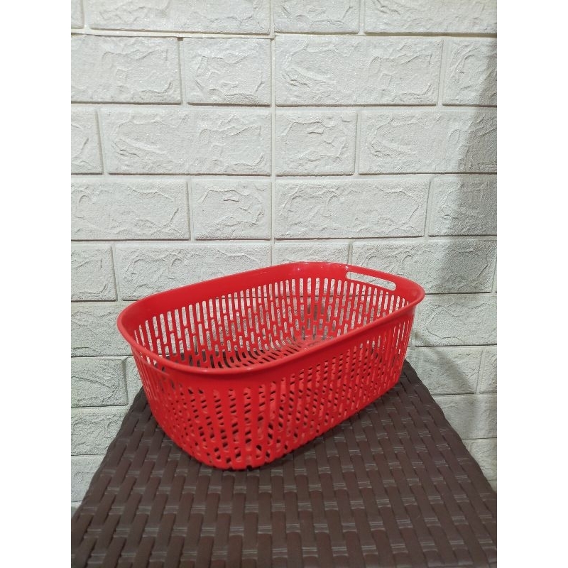 Keranjang Serbaguna Plastik Kalo Palstik Segi Lubang / Baskom Lubang / Keranjang Lubang / Keranjang 