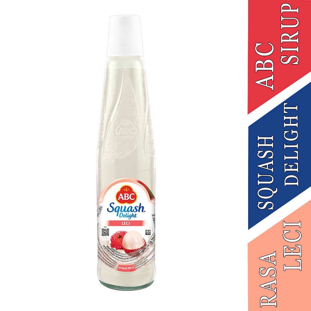 Rasa Leci- ABC Squash Delight- Minuman Sirup- Sirup 425ml