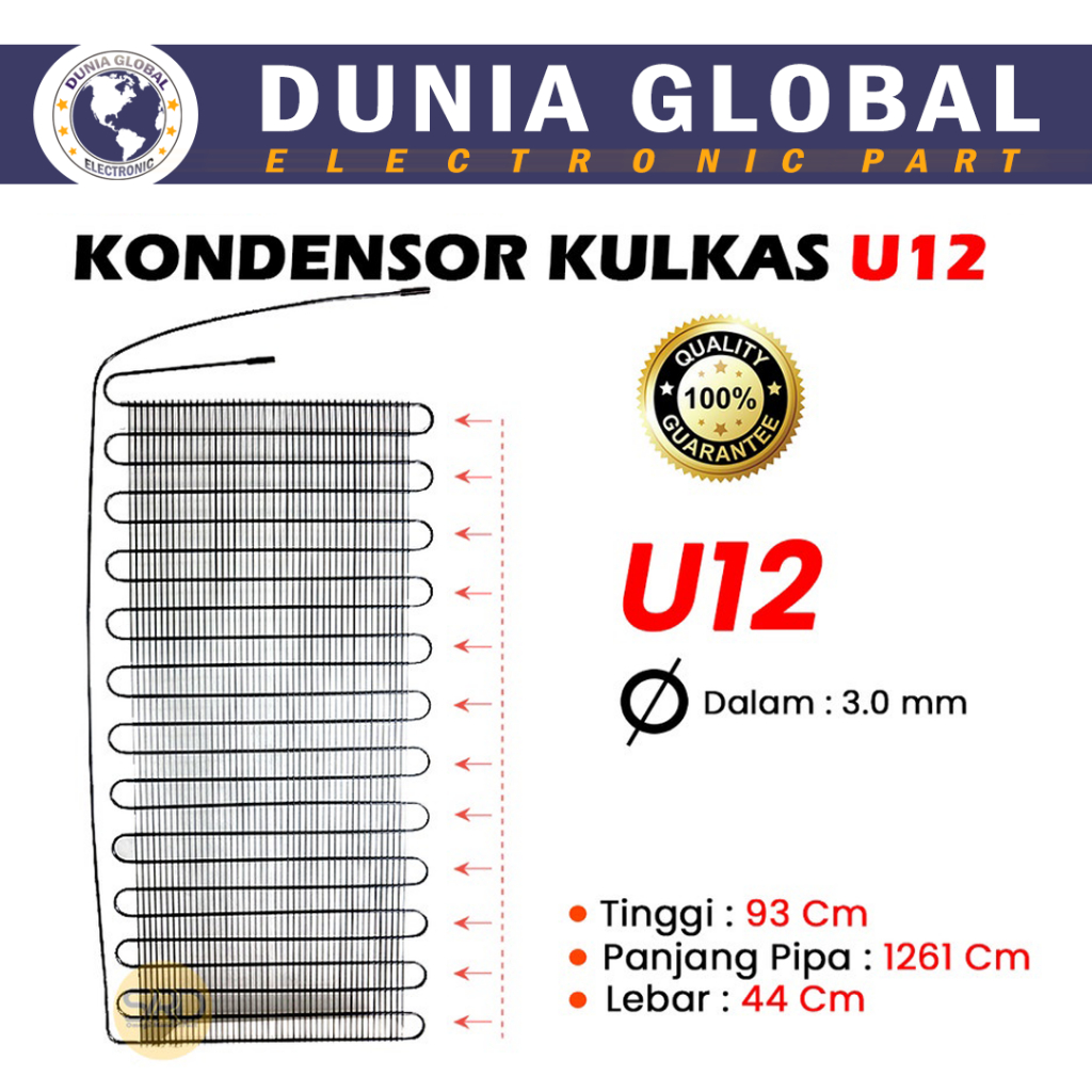 KONDENSOR KULKAS TIPE U12