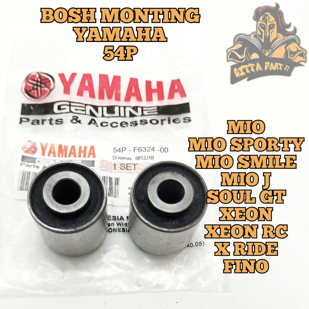 ASLI ORIGINAL BOSH BUSH ARM MONTING ASLI ORIGINAL YAMAHA YGP 54P KUALITAS ASLI ORIGINAL YAMAHA YGP PRESISI BESI TEBAL DAN DIJAMIN AWET MIO KARBU MIO SPORTY MIO SMILE MIO J SOUL GT XEON KARBU XEON RC X RIDE XRIDE 115 125 FINO KARBU