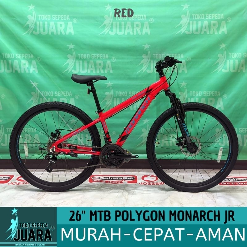 SEPEDA GUNUNG POLYGON MONARCH JR JUNIOR MTB 26 INCH MJR