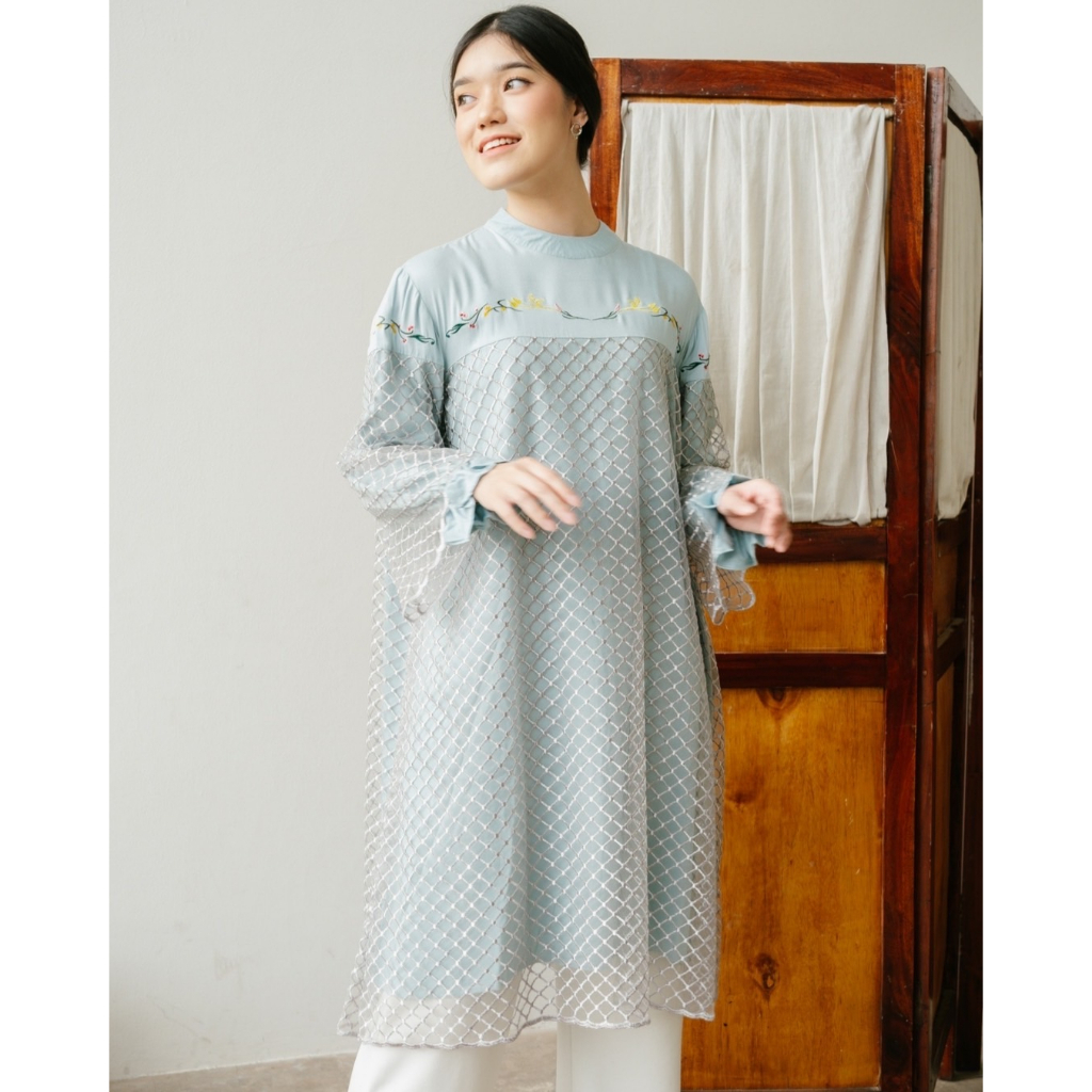 Myrubylicious OMEDIA TUNIC | TUNIC | TUNIC WANITA | TUNIC LENGAN PANJANG  | TUNIC RAYON | TUNIC BROCADE