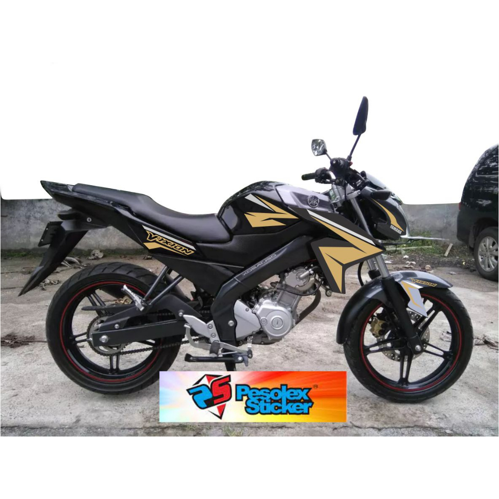 Cutting Sticker Stiker Lis Body Motor NEW VIXION