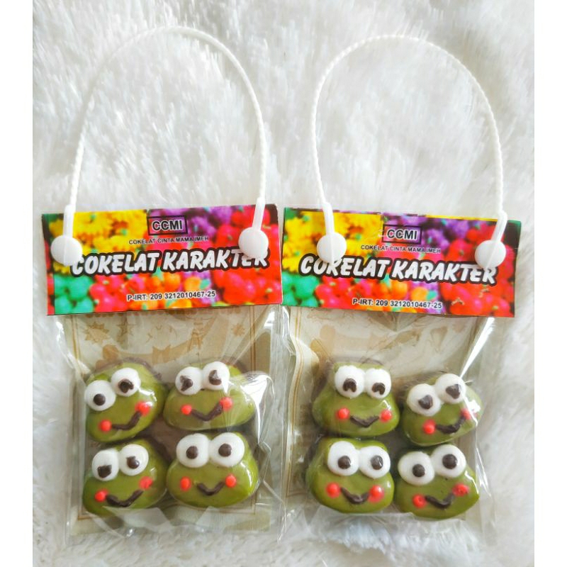 

CCMI Chocolate / Coklat Tenteng Keroppi Isi 4pcs / Coklat Keroppi
