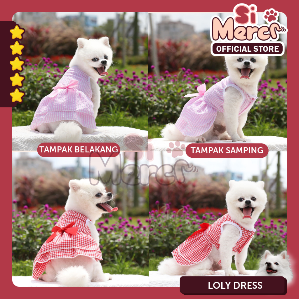 Baju Anjing Kucing Korea / Dress Anjing / Dress Anjing Korea / Baju Anjing / Harness Baju Anjing Kucing/ Harness Premium Anjing / Harness Lucu Anjing Kucing / Harness Korea / Ha-Eun Harness / Baju Anjing Korea