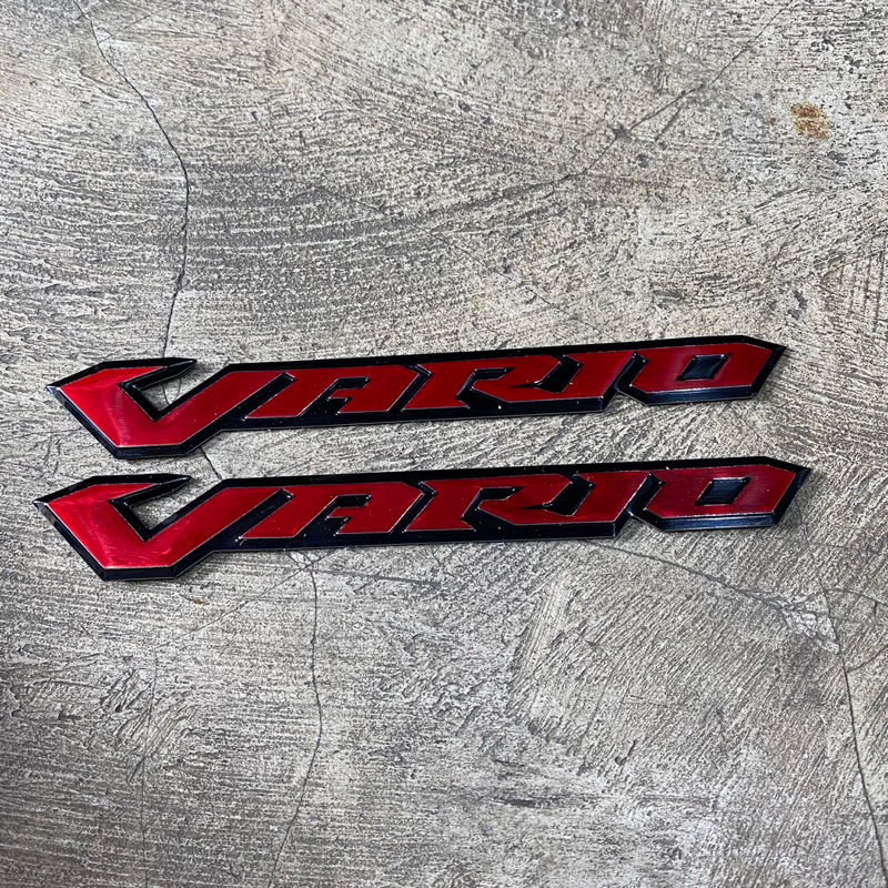 TERMURAH EMBLEM BODY VARIO 1 SET TIMBUL / LOGO VARIO TIMBUL 1 SET / EMBLEMS BODY VARIO TIMBUL SUDAH FREE DOUBLE TAPE