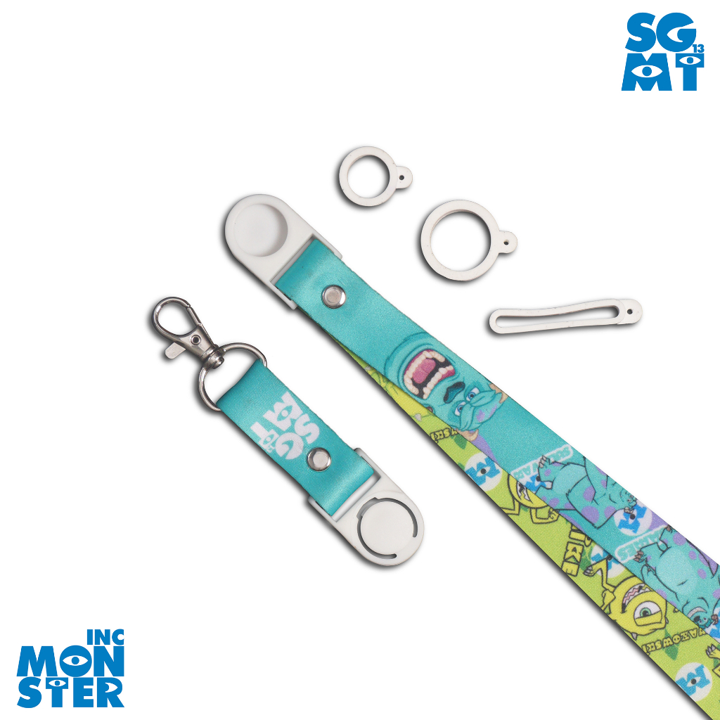 Lanyard ID Card Holder Name Tag HP Lanyard Full Printing FREE 3 Pcs Oring Monster Inc