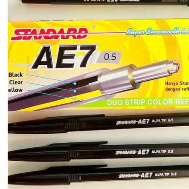 

Polpen Standard AE-7 Per Biji Hitam 1 Pcs Black