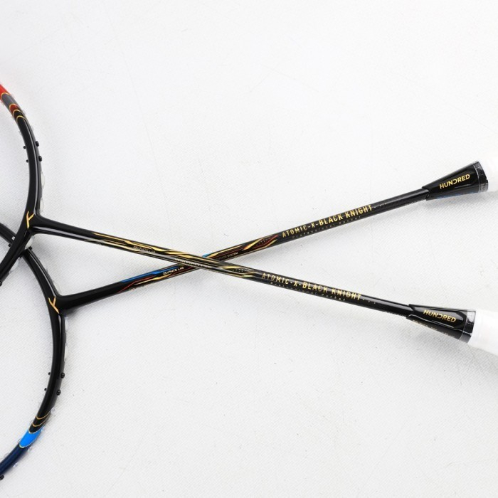 RAKET BADMINTON HUNDRED ATOMIC - X / ATOMIC-X BLACK KNIGHT ORIGINAL