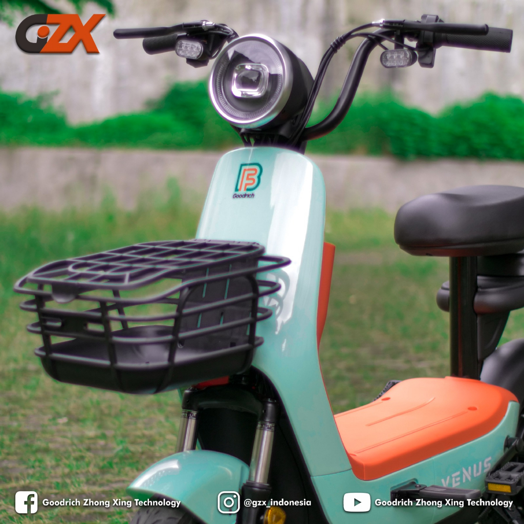 Venus 600W | 48V/22.3AH (Graphene Battery) By Goodrich| Sepeda Listrik