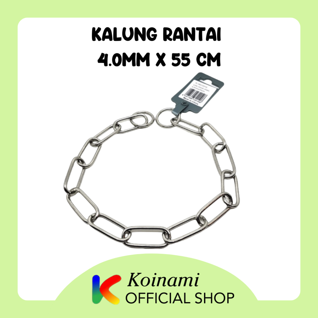 Rantai 4.0mm X 55cm / Rantai Besi Untuk Anjing