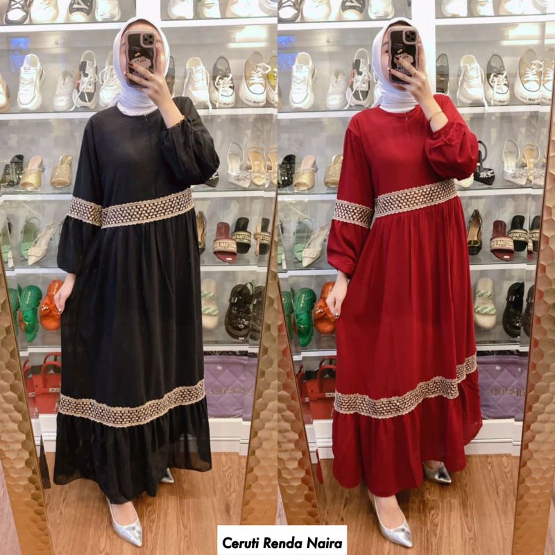 Gamis Ceruti Renda Naira