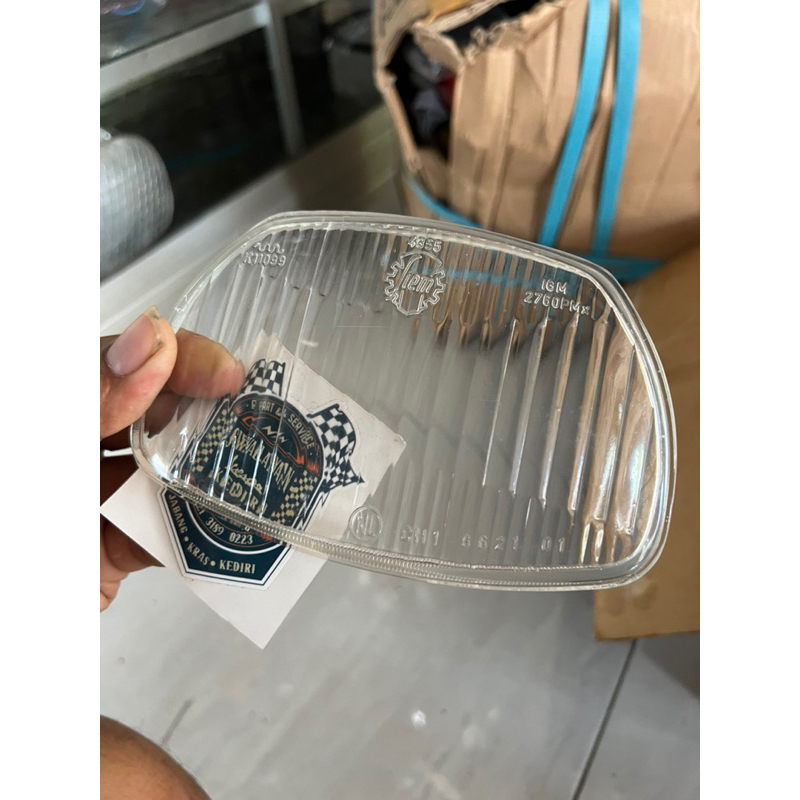 Mika lampu depan vespa super sprint bajaj kaca lampu depan vespa super sprint bajaj