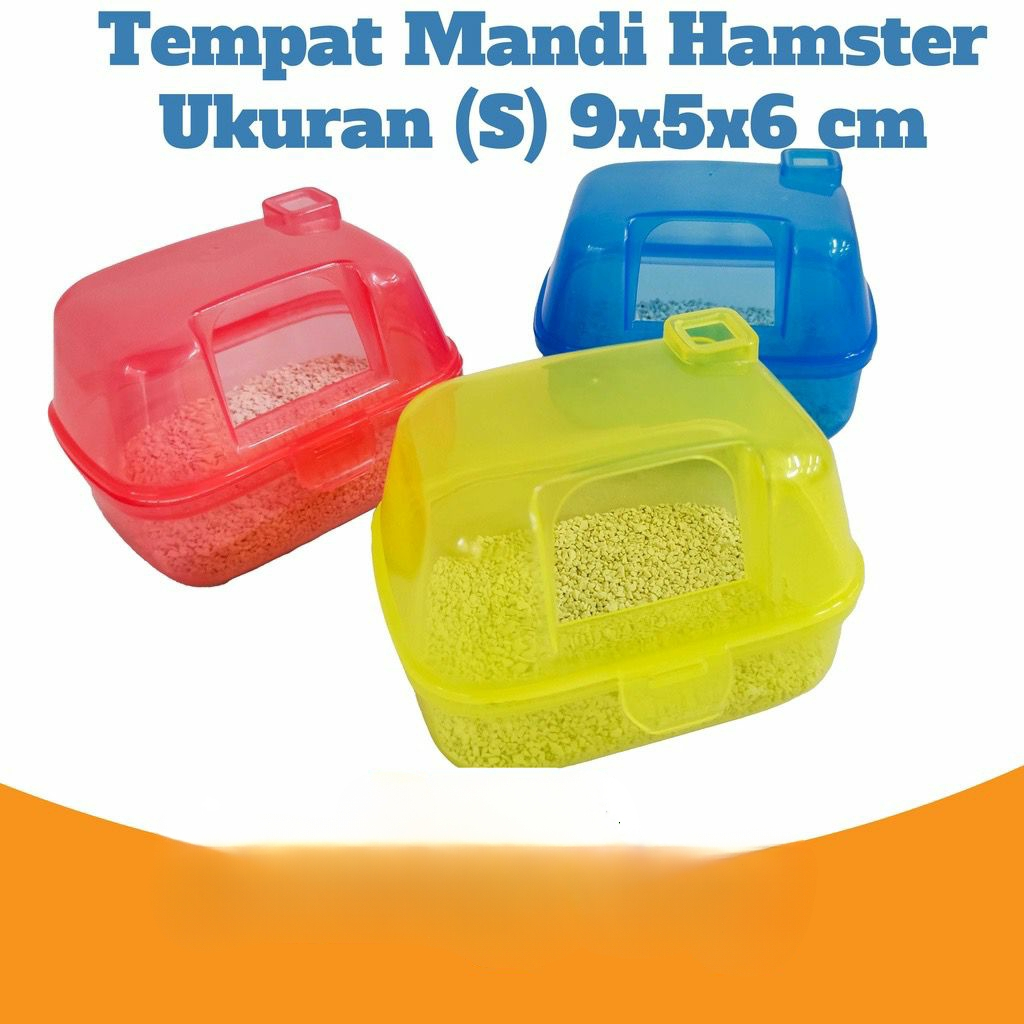 Cleanster Small Tempat Mandi Hamster - Hamster Bath Sauna Cleanser