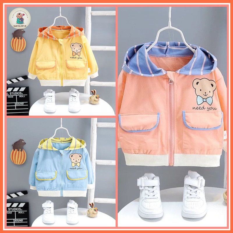 Jaket Import Anak Lucu / Jaket Hoodie Anak Premium / Jaket Anak Import / Jaket Bayi