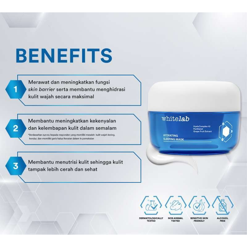 WHITELAB Hydrating Sleeping Mask 20gr