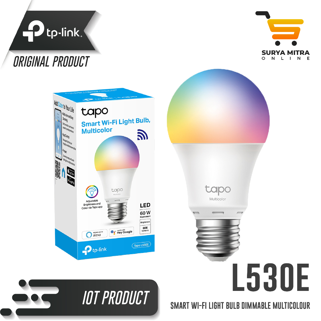 Tp-link Tapo L530E Smart WiFi Light Bulb Multicolor