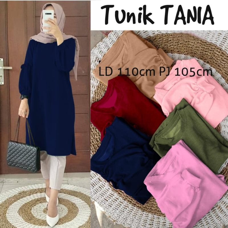 GR TUNIK TANIA  BABYTERRY PREMIUM BERKUALITAS