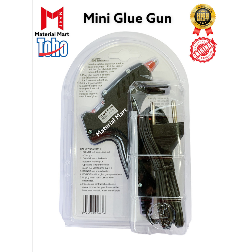 Mini Glue Gun TOHO | Tembakan Lem Tembak Bakar Lilin Batang | Material Mart