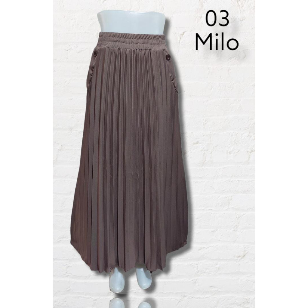 GS-ROK PLISKET PANJANG (ADA SAKU NYA)/ROK PLISKET WANITA/ROK PLISKET PREMIUM/ROK MUSLIM/ROK MAXY