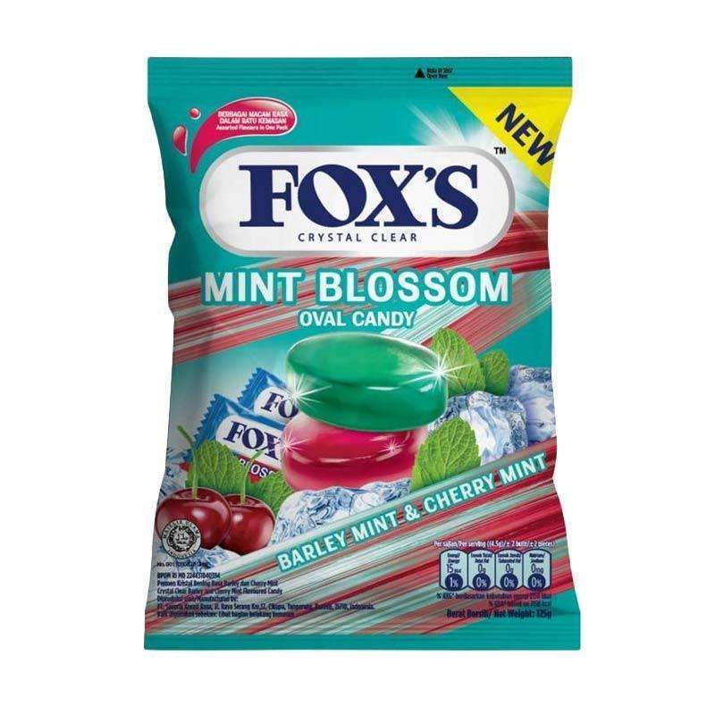 

FOX'S Mint Blossom Oval Candy Barley dan Cherry [125 Gr]