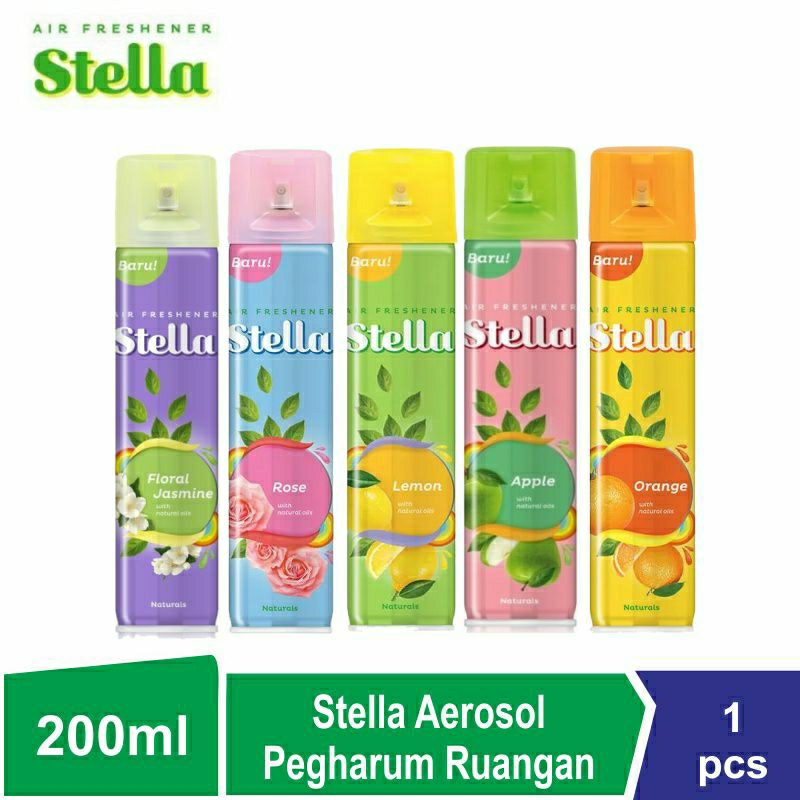Pengharum Ruangan Stella Aerosol 200 ml/ Pewangi Ruangan Semprot/ Pewangi Ruangan Murah