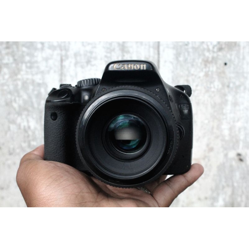 Canon 550d + lensa fix