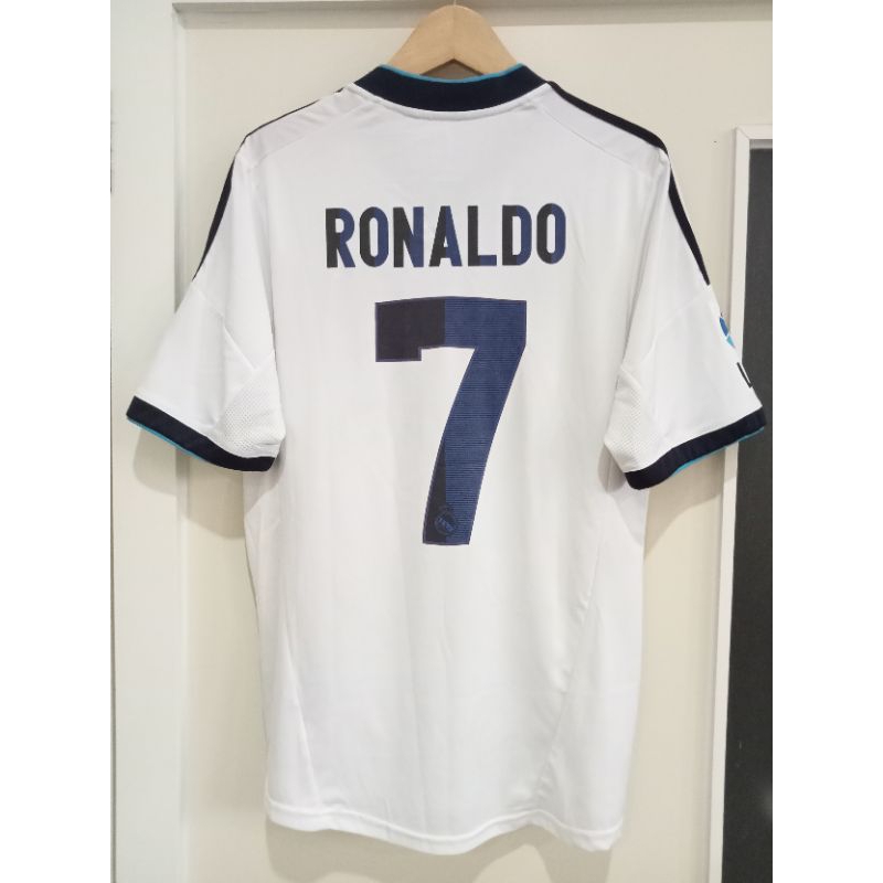 Jersey Ronaldo 2012/13 RM Home Kit (M) Original Baju Bola Asli Full Patch MDT Vintage Rare Langka