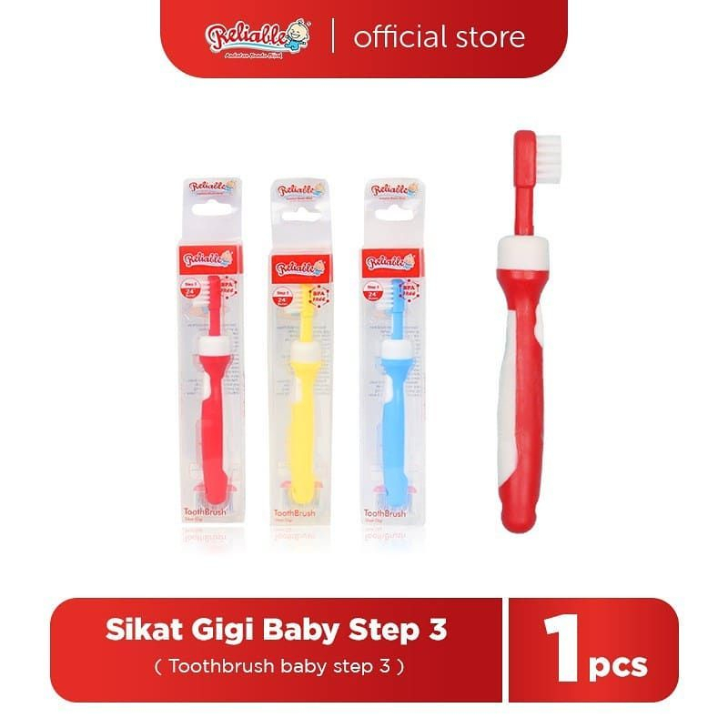 sikat gigi bayi reliable training toothbrush STEP 3 sy11