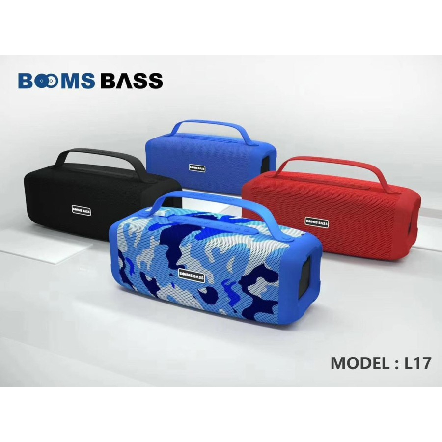 [ Speaker ] Speaker Bluetooth Booms Bass L17 Super Bass support FM Radio