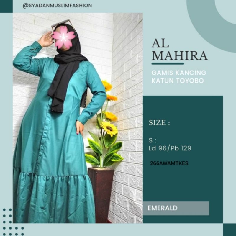 GAMIS AL MAHIRA TOYOBO KANCING