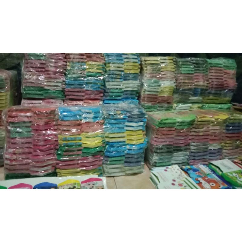 

100 LEMBAR 10 MOTIF AMPAU LEBARAN MINI free plastik