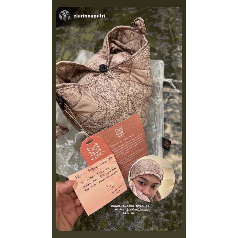 Mukena Najma Maisara Premium