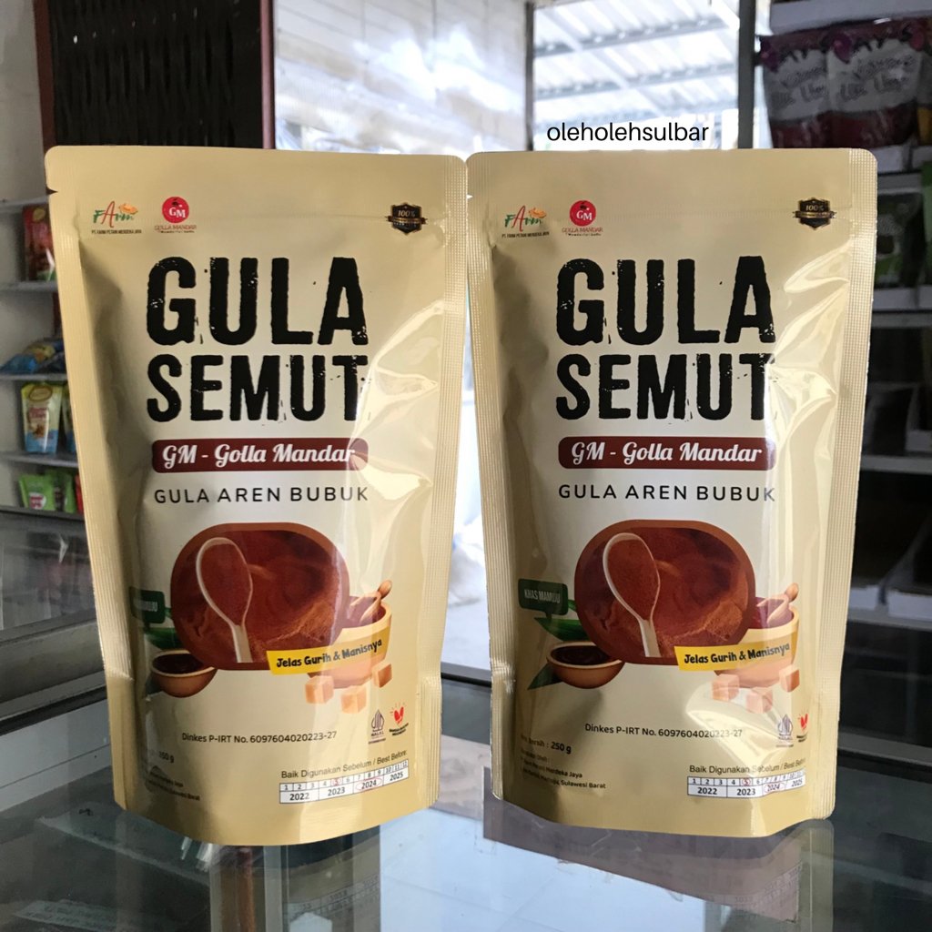 

Gula Semut, Gula Aren Bubuk, Gula Aren Mandar (250 g)