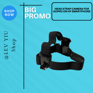 Head Strap Camera For Gopro Or Hp Smartphone Tali Kepala Untuk Kamera Gopro Kogan Bpro Sbox Sjcam
