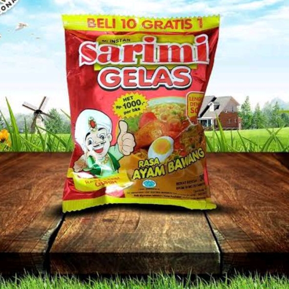 Sarimi Gelas Mie Instant Rasa Ayam Bawang