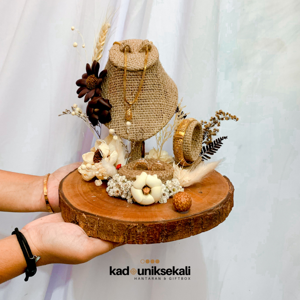 Ringbear Pernikahan Set | Tempat Perhiasan Hantaran Pernikahan