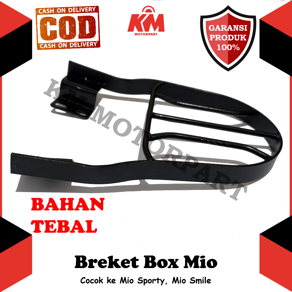 Breket Box Barang Yamaha Mio Sporty Smile Behel Bracket