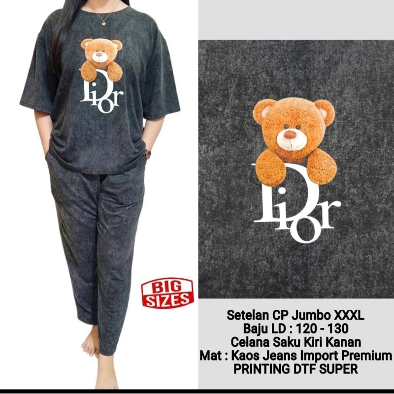 NEW SETELAN JUMBO CP FIT TO XXL LD 120CM / SETELAN WANITA MURAH