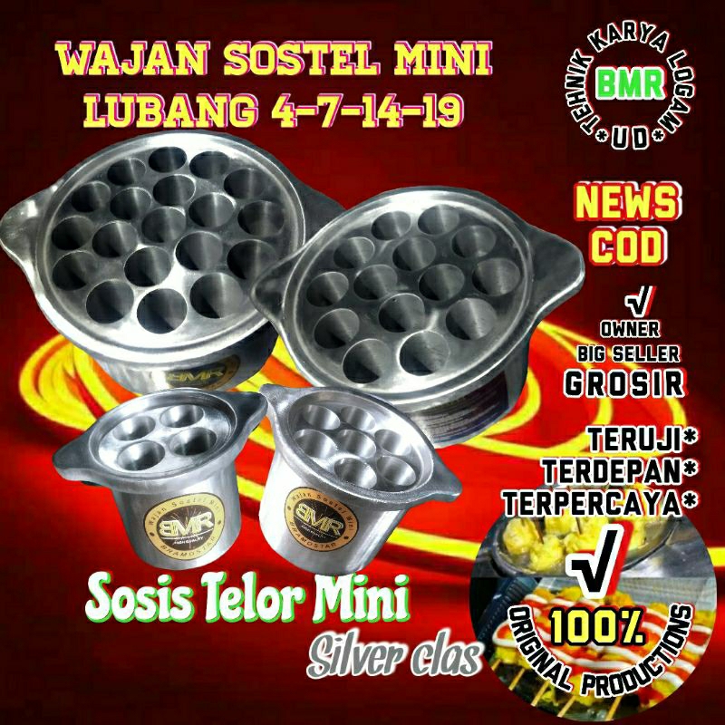 WAJAN  SOSTEL MINI KOMPOR GAS 4-7-14-19 LUBANG