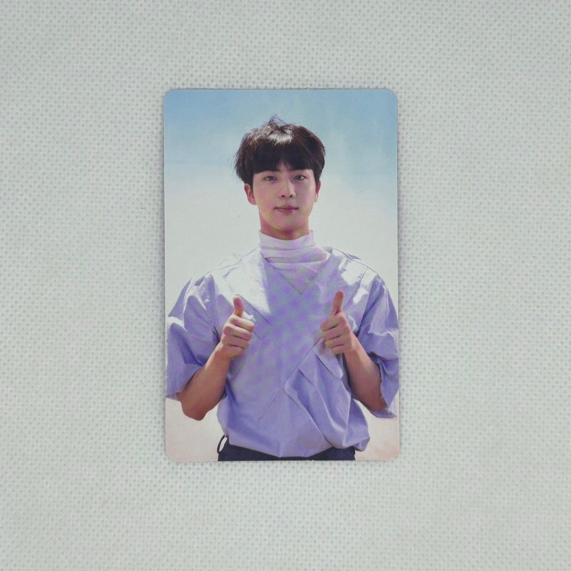 Official BTS PC / photocard jin memories 2017 memo 17 dvd