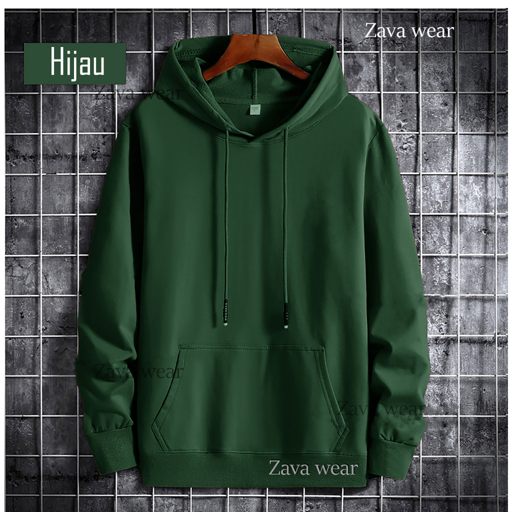 Sweater pria distro keren Zava Wear Hoodie pria distro simple warna Jaket pria terbaru keren Suiter cowok Best Seller