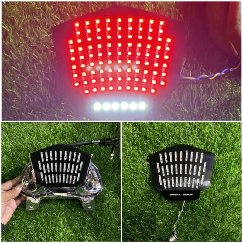 Lampu Led Stoplamp Running Yamaha Mio J Mio Gt Led Lampu Runing Mio J Gt 10 Mode Manual 1 Otomatis