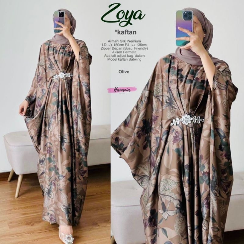 LORA • ZOYA • NABILA KAFTAN BY HANANIA KAFTAN ARMANY SILK ELEGAN